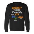 生物学教師 Fueled By Atp 面白い教師 生物学者ギフト 長袖Tシャツ ギフトのアイデア