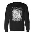 神だけが私を裁くことができるローライダーアートチカーノカルチャー 長袖Tシャツ ギフトのアイデア