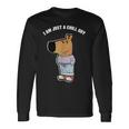 私の新しいキャラクターはチル・ガイ・ファニー・アイ・アム・ア・チル・ガイ 長袖Tシャツ ギフトのアイデア