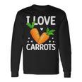 私はニンジンが大好き 長袖Tシャツ ギフトのアイデア