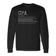 税務認定公会計士cpa 長袖Tシャツ ギフトのアイデア