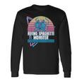 空飛ぶスパゲッティモンスター パスタファリ Fsm 無神論者 レトロ 長袖Tシャツ ギフトのアイデア