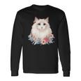 美しいラグドール猫 長袖Tシャツ ギフトのアイデア