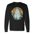 観音菩薩 観音陰仏教 アジアン仏教 長袖Tシャツ ギフトのアイデア