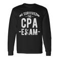 認定公共会計士 Iurvived The Cpa 試験 Cpa 長袖Tシャツ ギフトのアイデア