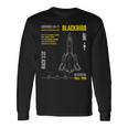 軍用航空機 ロッキードr-71 ブラックバード Usaf 長袖Tシャツ ギフトのアイデア