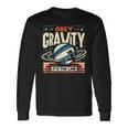 重力に従いなさい、それが法です Obey Gravity It's The Law 長袖Tシャツ ギフトのアイデア