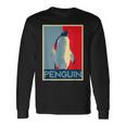面白tシャツ 海 ペンギン おもしろ かわいい グッズ 服 ネタ メンズ オリジナル 夏 生き物 レトロ 長袖Tシャツ ギフトのアイデア