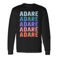 面白いギフトネーム Adare 名前入り 長袖Tシャツ ギフトのアイデア