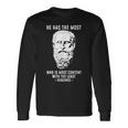 面白いクラシカルギリシャ語引用 ディオゲネスからアレクサンダーへ The 長袖Tシャツ ギフトのアイデア