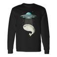 面白いサカバンバスピス フィッシュミーム Ufo アブダクション 長袖Tシャツ ギフトのアイデア