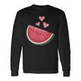 面白いスイカ ハワイアンビーチバケーション ラブスイカ 長袖Tシャツ ギフトのアイデア