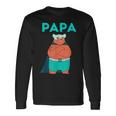 面白いパパベアシャツ I 父の日誕生日ギフト 長袖Tシャツ ギフトのアイデア