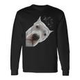 面白い好奇心旺盛な犬ドゴアルヘンティーノ 長袖Tシャツ ギフトのアイデア
