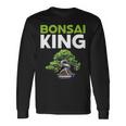 面白い盆栽愛好家 盆栽王 長袖Tシャツ ギフトのアイデア