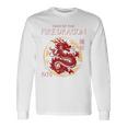 1976年 龍の年 誕生日 1976年 チャイニーズファイアードラゴン 長袖tシャツ 長袖Tシャツ ギフトのアイデア