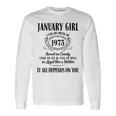 Im 1月ガール 1975年 1月生まれ 1975年 1月少女 長袖Tシャツ ギフトのアイデア
