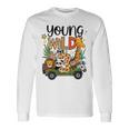 3Rd Birthday Young Wild And Three Safari 3 Year Old Long Sleeve T-Shirt Gifts ideas