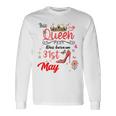 5月31日 誕生日 この女王は5月31日に生まれました 長袖Tシャツ ギフトのアイデア
