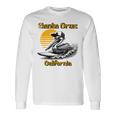 70S 80S Ca レトロ サーフィン ペリカン サンタクルーズ 長袖Tシャツ ギフトのアイデア