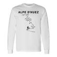 Alpe D'huez サイクリングギフト フランス ロードサイクリング 長袖Tシャツ ギフトのアイデア