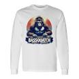 Bassquatch 音楽愛好家のためのサスカッチdjデザイン 長袖Tシャツ ギフトのアイデア