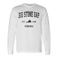 Bigtone Gap バージニアa ビンテージ スポーツデザイン ブラックプリント 長袖Tシャツ ギフトのアイデア