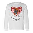 Boxer Dog Cuter Than Cupidalentines Day ボクサー犬 長袖Tシャツ ギフトのアイデア