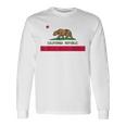 California Republic ノベルティ カリフォルニアベア カリフォルニアフラッグ 長袖Tシャツ ギフトのアイデア