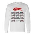 Cbr、オートバイ、オートバイ、ロードレース、バイカーの進化。 長袖Tシャツ ギフトのアイデア