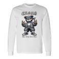 CHOLO Chu Only Live Once ヒップホップ テディベア チカーノ アート 長袖Tシャツ ギフトのアイデア