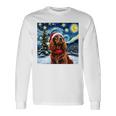 Cockerpanieltarry Night Christmasan Gogh Doganta Hat 長袖tシャツ 長袖Tシャツ ギフトのアイデア