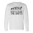 Darts ダーツプレイヤーのための男性ダーツギフト 長袖Tシャツ ギフトのアイデア