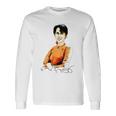Daw Aunganuu Kyi-Signature 長袖tシャツ 長袖Tシャツ ギフトのアイデア