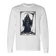 Death Tarot Card 13 Craft Gothic Reaper Aesthetic 長袖Tシャツ ギフトのアイデア