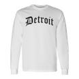 Detroit デトロイト 長袖Tシャツ ギフトのアイデア