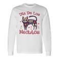 Dia De Los Meowtos Muertos シュガースカル キャット 死者の日 長袖Tシャツ ギフトのアイデア