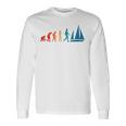 Evolution Graphic ヨット 船長 セーリング 海 ボート ヨット 長袖Tシャツ ギフトのアイデア