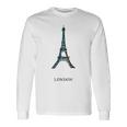 Europe ロンドン ブリテン エッフェル塔 パリ フランス 長袖Tシャツ ギフトのアイデア