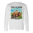 Farming Farmers This Is How I Roll トラクター 長袖Tシャツ ギフトのアイデア