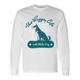 The Happy Life Withhiba Dog かわいい柴犬 黒柴 赤柴 長袖Tシャツ ギフトのアイデア