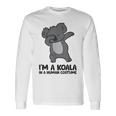 I'm A Koala In A Human コスチューム ファニー コアラ 長袖Tシャツ ギフトのアイデア