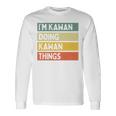 I'm Kawan Doing Kawan Things 面白い名言 長袖tシャツ 長袖Tシャツ ギフトのアイデア