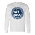 Inca Kola ペルーゴールデンコーラ バブルガム クリームソーダ 長袖Tシャツ ギフトのアイデア