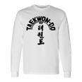 Itfテコンドー-韓国の武道を行う 長袖Tシャツ ギフトのアイデア