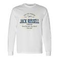 Jack Russell Terrier ヴィンテージジャック・ラッセル・テリア 長袖Tシャツ ギフトのアイデア
