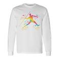 Javelin Throwe Colorsplash キッズ やり投げ 長袖Tシャツ ギフトのアイデア