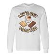 Kawaii'mores Let's Get Toast キュート 面白い キャンプ 駄洒落。 長袖Tシャツ ギフトのアイデア