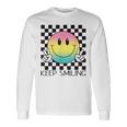 Keepmiling キュート 面白い ハッピー 平和 笑顔 ポジティブ 長袖Tシャツ ギフトのアイデア