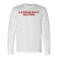 Latinas Do It Better Y2k Aesthetic 長袖Tシャツ ギフトのアイデア